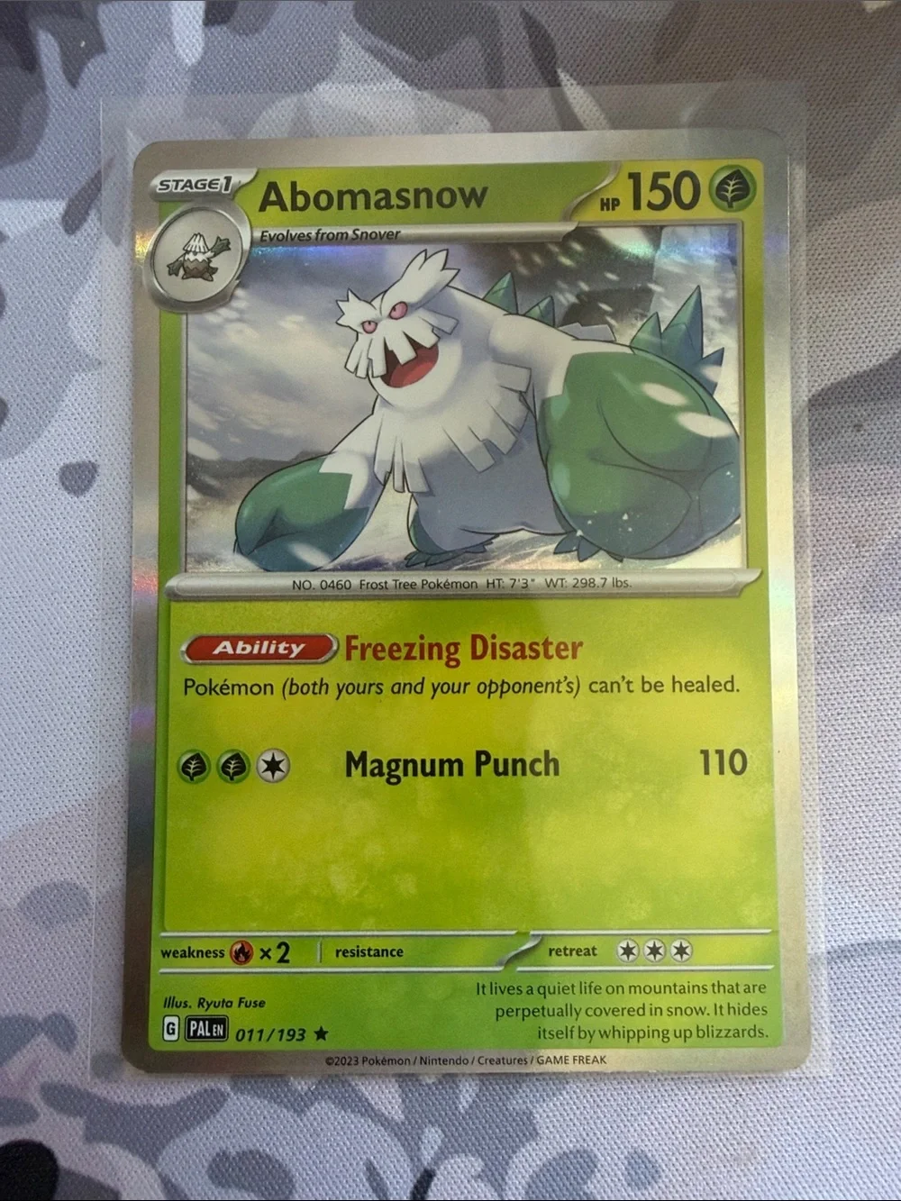 Snover & Abomasnow Evolution Pokémon Card Lot | 2 Card Holo Reverse Holo ✨5/$25✨